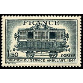 France num Yvert 609 ** MNH Wagon Année 1944