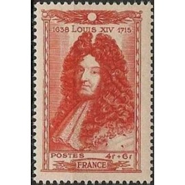 France num Yvert 617 ** MNH Louis XIV Roi Année 1944