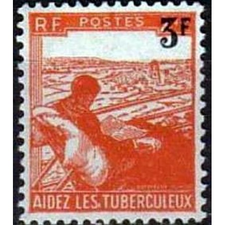 France num Yvert 750 ** MNH refugié Année 1946