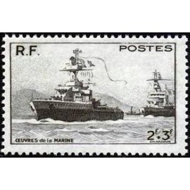 France num Yvert 752 ** MNH Bateau Marine Année 1946