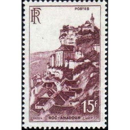 France num Yvert 763 ** MNH Rocamadour Année 1946
