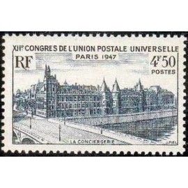 France num Yvert 781 ** MNH Paris conciergerie Année 1947