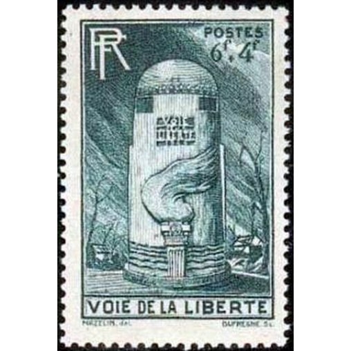 France num Yvert 788 ** MNH Voie de la Liberté Année 1947