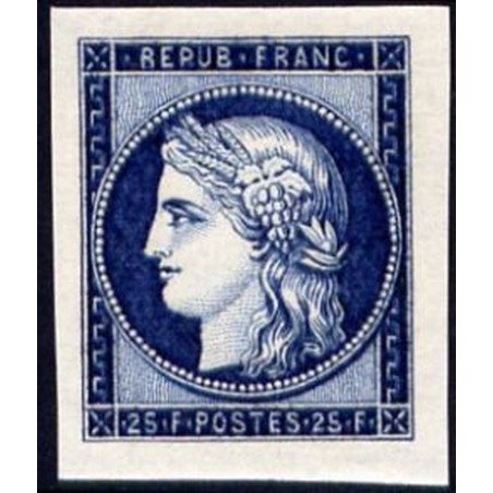 France num Yvert 831 ** MNH Cérès  1849 Année 1949