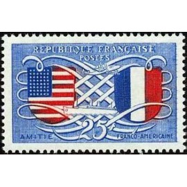 France num Yvert 840 ** MNH USA France Année 1949