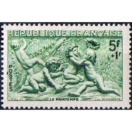 France num Yvert 859 ** MNH Bouchardon Croix Rouge  Année 1949