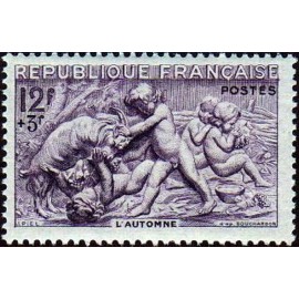 France num Yvert 861 ** MNH Bouchardon Croix Rouge  Année 1949