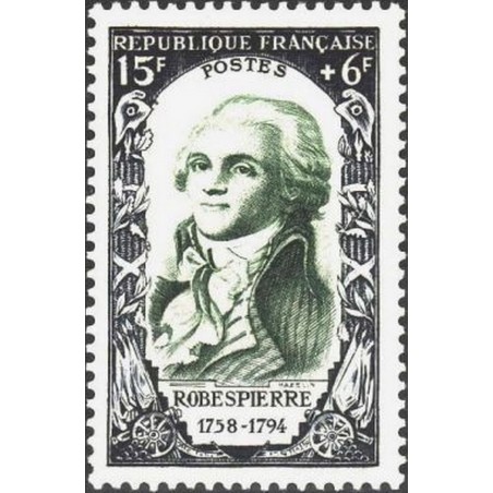 France num Yvert 871 ** MNH Robespierre Année 1950