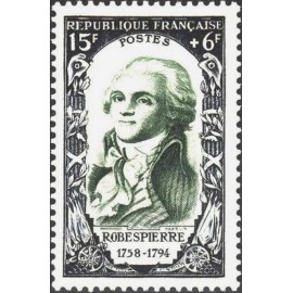 France num Yvert 871 ** MNH Robespierre Année 1950