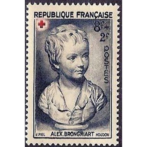 France num Yvert 876 ** MNH Croix Rouge Année 1950