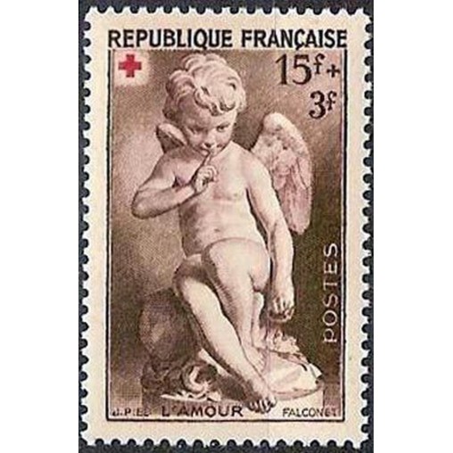 France num Yvert 877 ** MNH Croix Rouge Année 1950