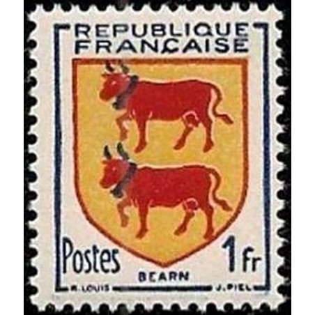 France num Yvert 901 ** MNH Armoiries Bearn Année 1951