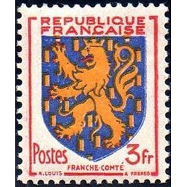 France num Yvert 903 ** MNH Armoiries Franche comté Année 1951