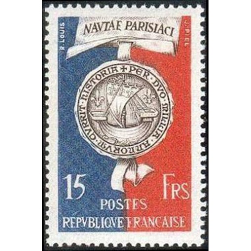 France num Yvert 906 ** MNH Paris Année 1951