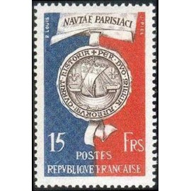 France num Yvert 906 ** MNH Paris Année 1951