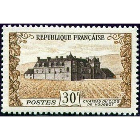 France num Yvert 913 ** MNH Clos de Vougeot Vigne vin Année 1951