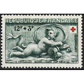France num Yvert 937 ** MNH croix rouge Année 1952