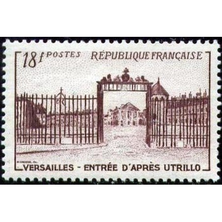 France num Yvert 939 ** MNH Versailles Utrillo Année 1952