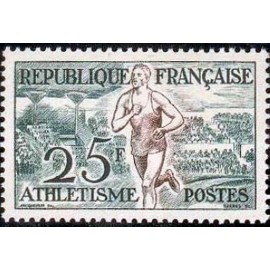 France num Yvert 961 ** MNH JO helsinki 1952 Année 1953