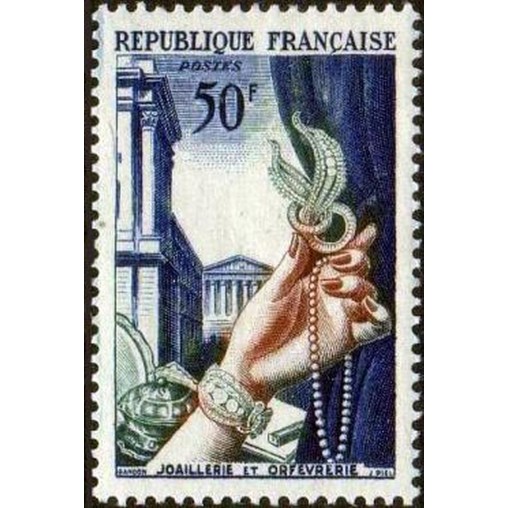 France num Yvert 973 ** MNH bijoux Luxe Année 1954