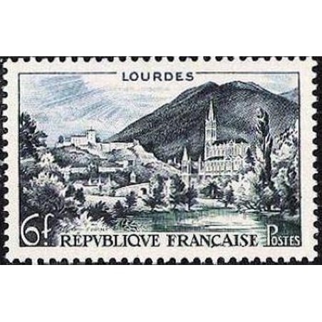 France num Yvert 976 ** MNH Lourdes Année 1954