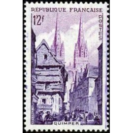 France num Yvert 979 ** MNH Quimper Année 1954