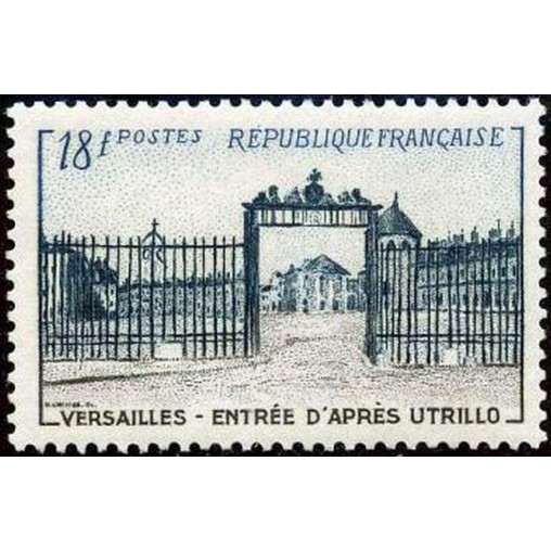 France num Yvert 988 ** MNH Versailles Utrillo Année 1954