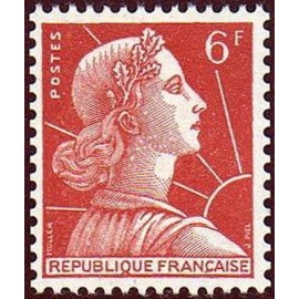 France num Yvert 1009A ** MNH Muller  Année 1955