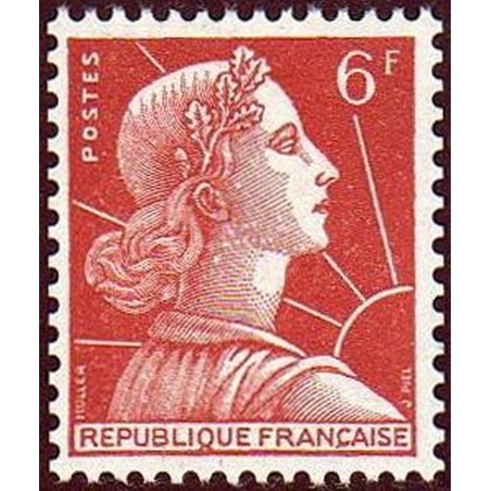 France num Yvert 1009A ** MNH Muller  Année 1955