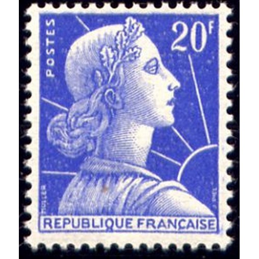 France num Yvert 1011B ** MNH Muller  Année 1955