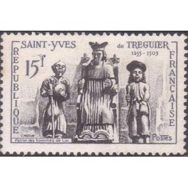 France num Yvert 1063 ** MNH St Yves  Année 1956