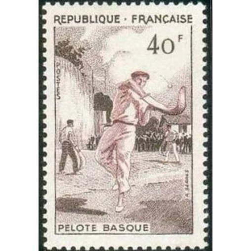 France num Yvert 1073 ** MNH Pelote Basque Année 1956
