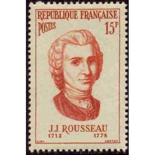 France num Yvert 1084 ** MNH Rousseau Année 1956