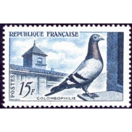 France num Yvert 1091 ** MNH Pigeon Année 1957
