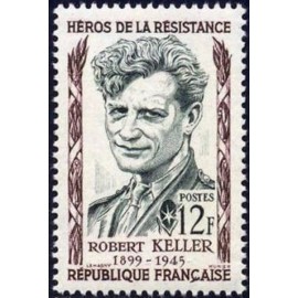 France num Yvert 1102 ** MNH Resistance Keller Année 1957