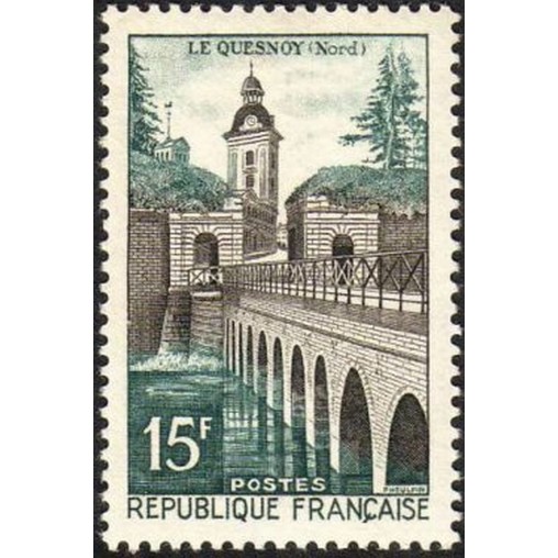 France num Yvert 1106 ** MNH Vauban Pont Année 1957