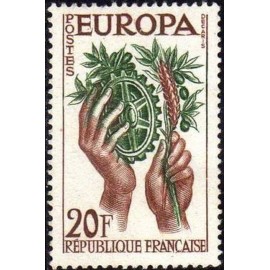 France num Yvert 1122 ** MNH Europa Année 1957