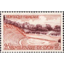 France num Yvert 1124 ** MNH Lyon romain Année 1957