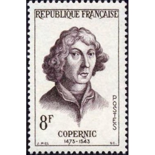 France num Yvert 1132 ** MNH Copernic Année 1957