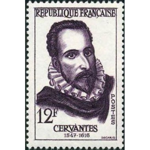 France num Yvert 1134 ** MNH Cervantes Année 1957