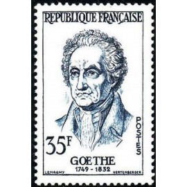 France num Yvert 1138 ** MNH Von Goethe Année 1957