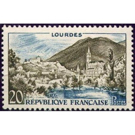 France num Yvert 1150 ** MNH Lourdes Année 1958