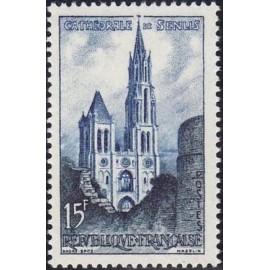 France num Yvert 1165 ** MNH Cathedrale de Senlis Année 1958