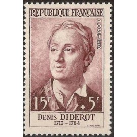 France num Yvert 1168 ** MNH Denis Diderot Année 1958