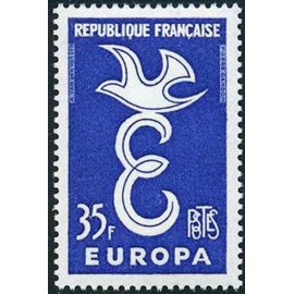 France num Yvert 1174 ** MNH Europa 1958 Année 1958