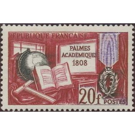 France num Yvert 1190 ** MNH Palmes académiques Année 1959