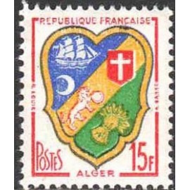 France num Yvert 1195 ** MNH Blason d'Alger Année 1959