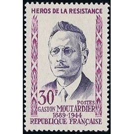 France num Yvert 1202 ** MNH Resistance Moutardier Année 1959