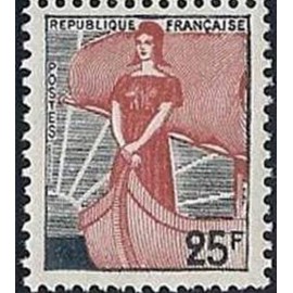 France num Yvert 1216 ** MNH Marianne Nef Année 1959