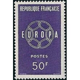 France num Yvert 1219 ** MNH Europa  Année 1959